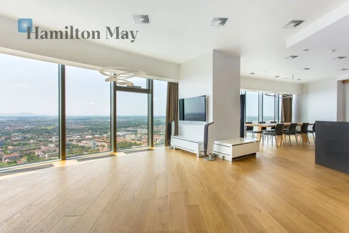 City: Wrocław Street: Gwiaździsta Region: Krzyki Distance to centre: 1.9 km Level: 45 Price: 5487000 PLN Bedrooms: 2 Bathrooms: 3 Size: 177.4m2 - slider