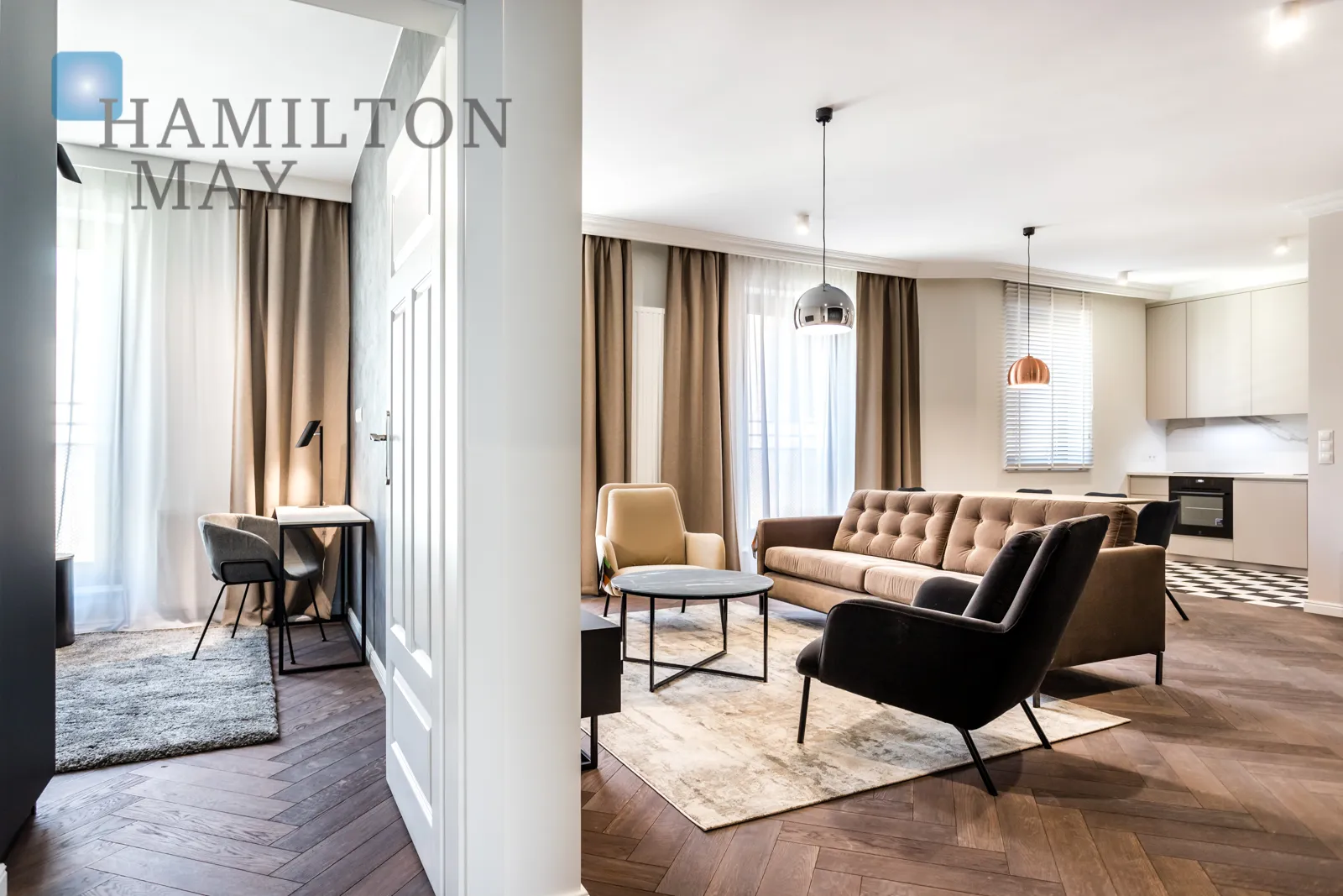 Luksusowy apartament w kameralnym budynku na Mokotowskiej  - slider