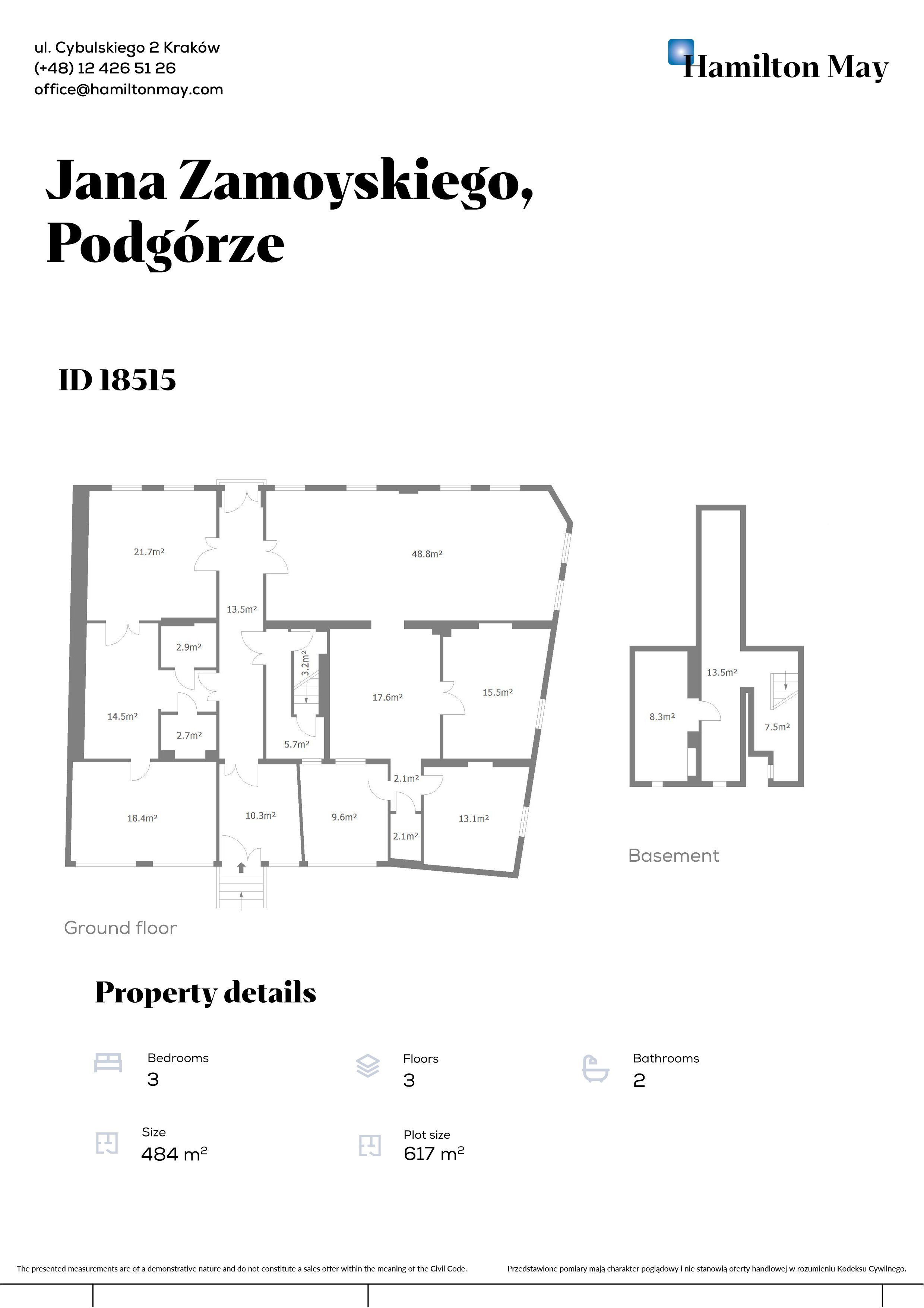 A unique, restored historic Villa close to the center of Krakow | Stare Podgórze - plan