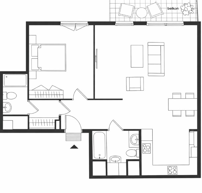 Apartament premium w inwestycji Kościuszki 22 - plan