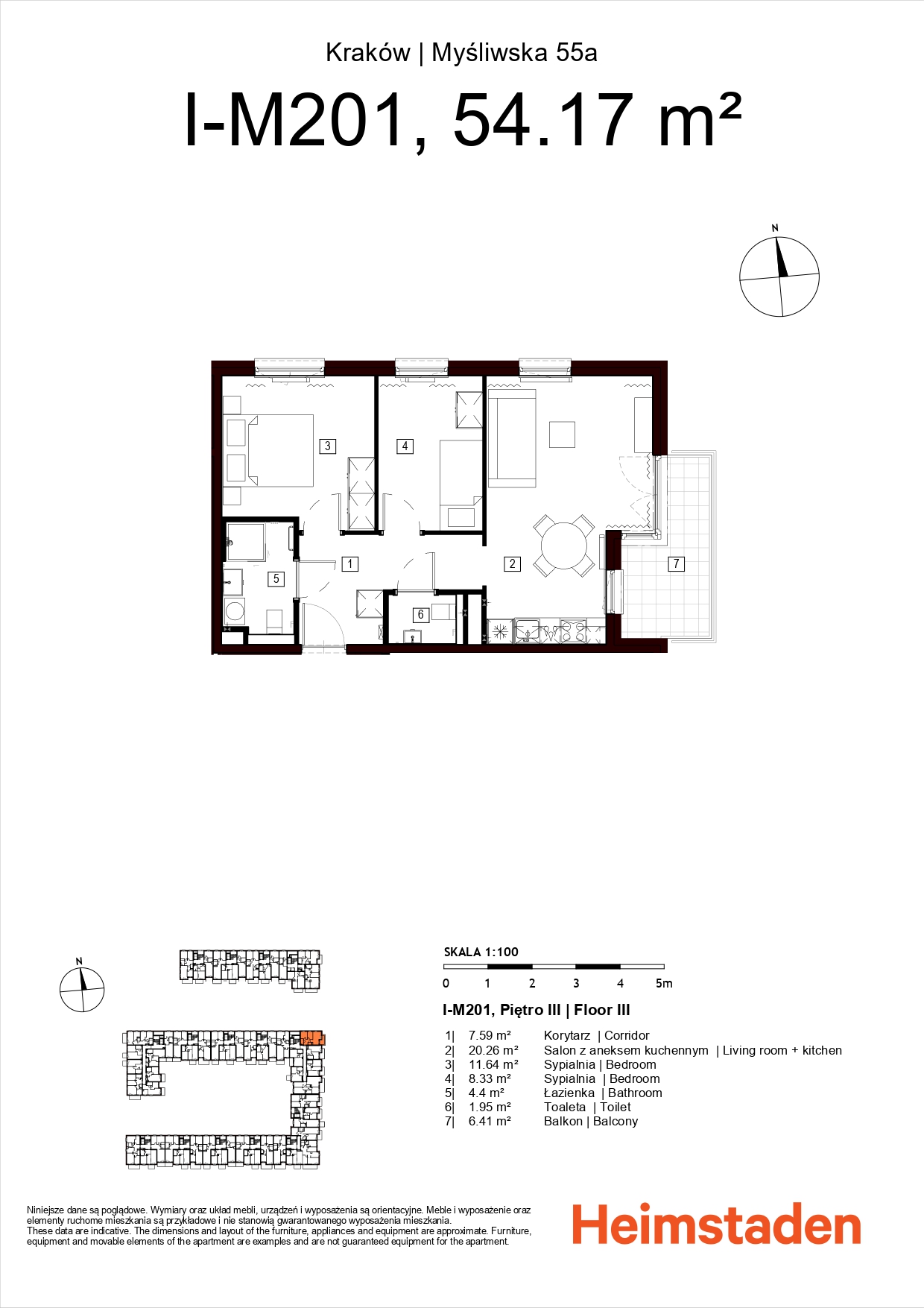 Komfortowe i ustawne 3 pokoje | Balkon | Garaż | Zieleń wokół - plan