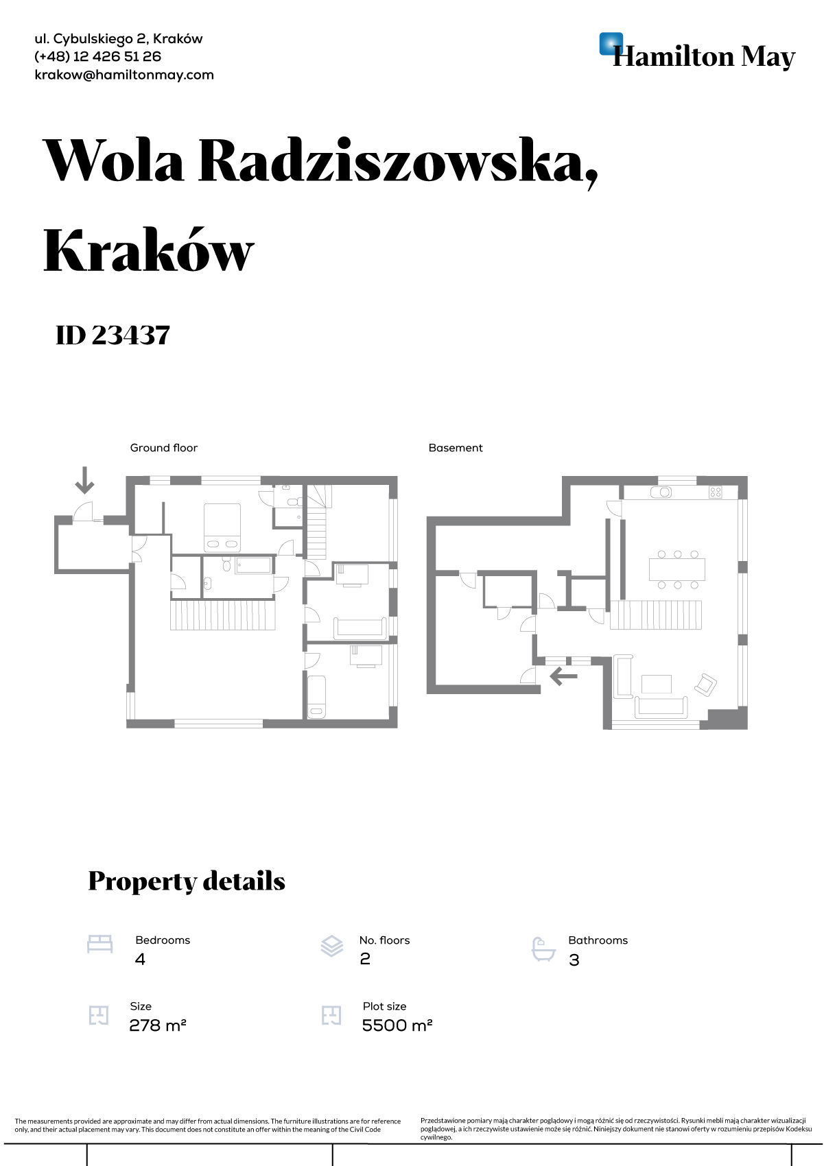 A modern single-family home with a high standard of workmanship – Wola Radziszowska - plan