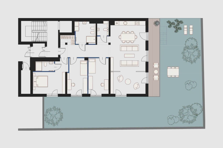 Ексклюзивна квартира з власним садом | Złoty Róg 54 | 131 м² | Броновіце - plan