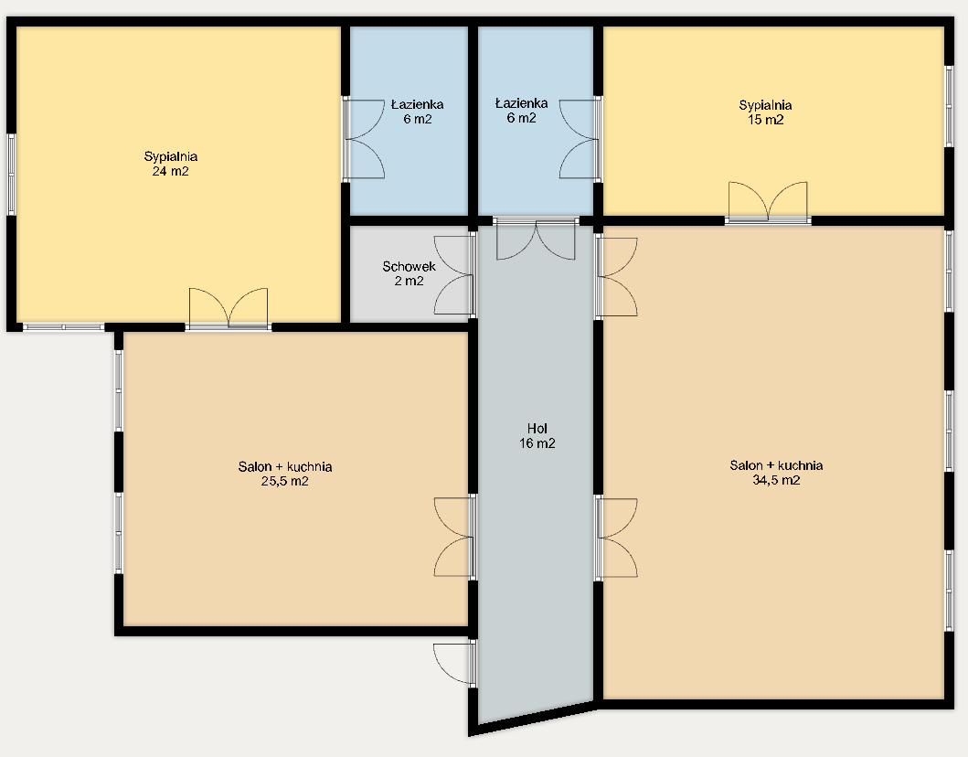 Stylowe mieszkanie 127 m² w odrestaurowanej kamienicy | Przedmieście Oławskie  - plan