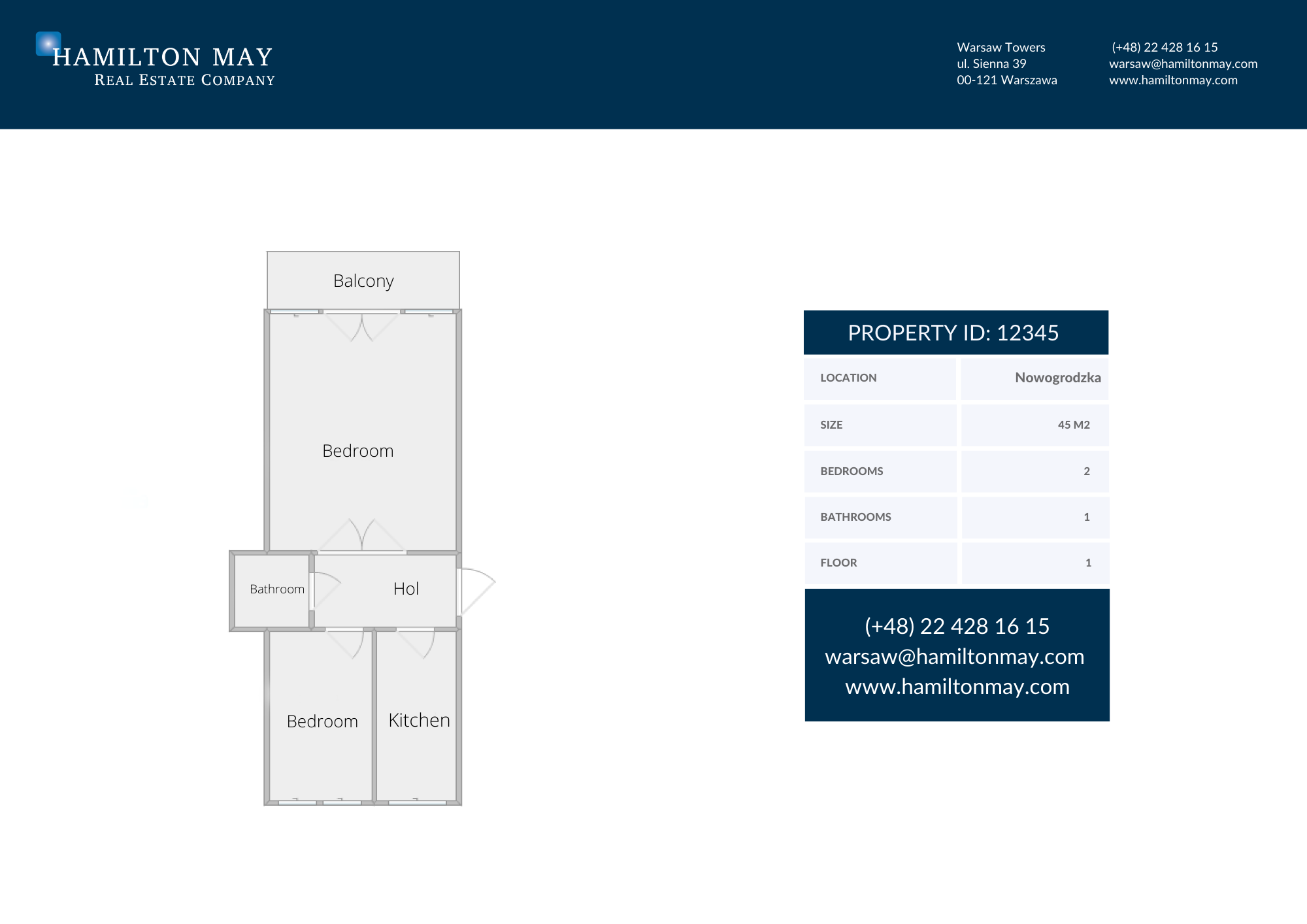 Investment two bedroom apartment in the city centre (in need of complete renovation) - plan
