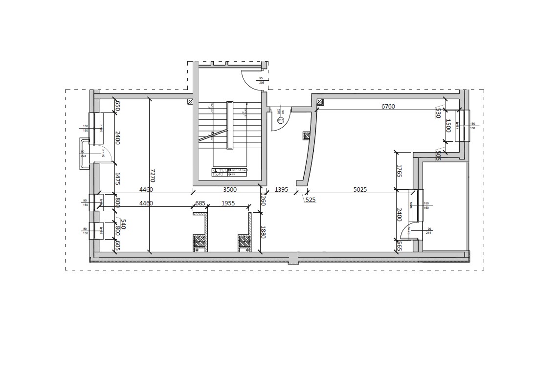A modern apartment in the prestigious Ludwinów development on the Vistula Boulevards - plan