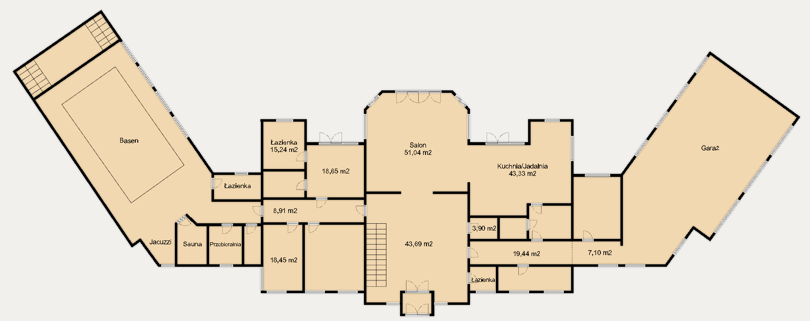 Premium residence with private spa, swimming pool and cinema room | 754 m² | Plot 11,000 m² | Right next to Wrocław - plan