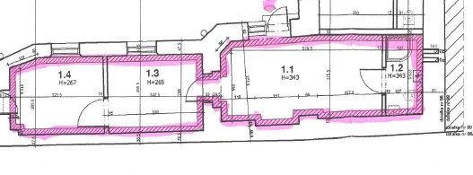 Mieszkanie w centrum Krakowa, Dietla - plan