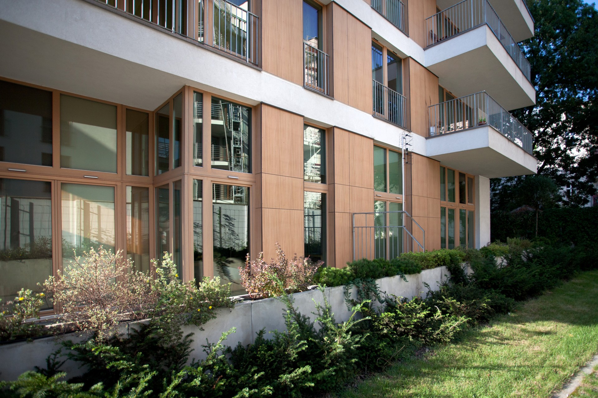 Apartments with a garden photo
