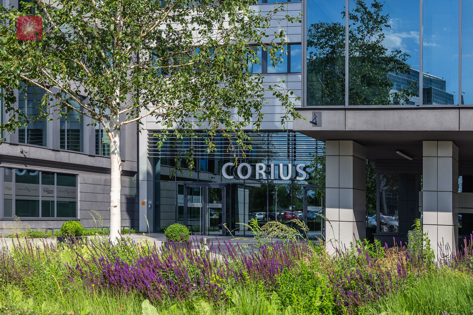 Aeropark Business Centre Corius Warszawa office building photo