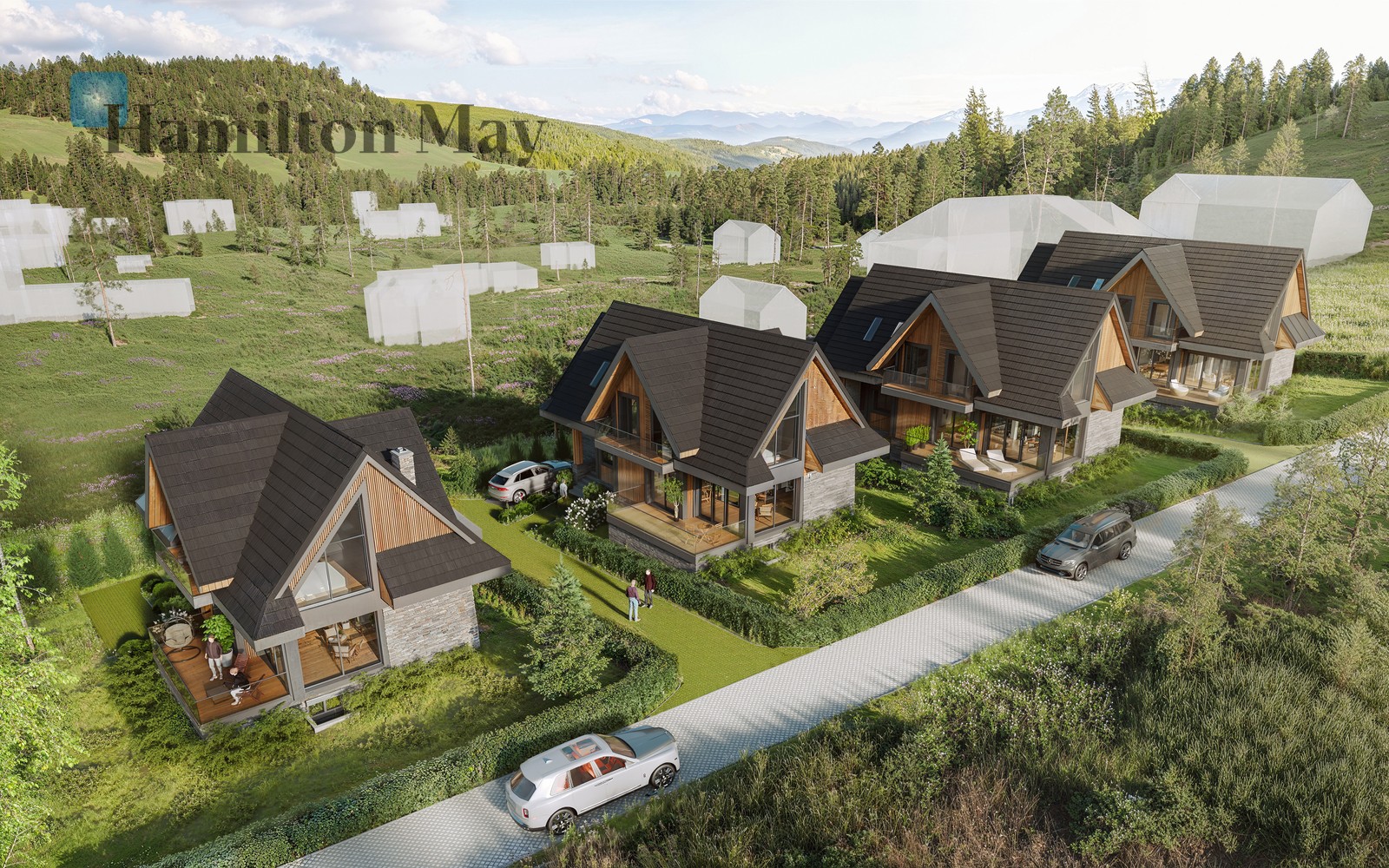 Tatrzańska, Poronin – Luksusowe domy z widokiem na Tatry - slider